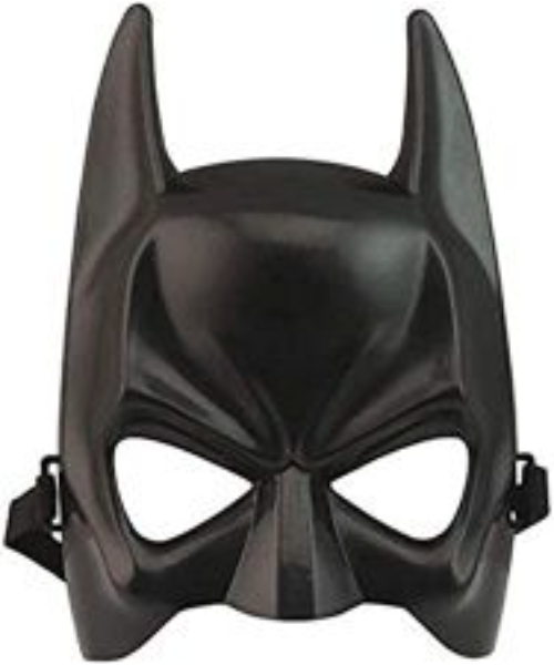 Halloween Batman Face Masks - Black