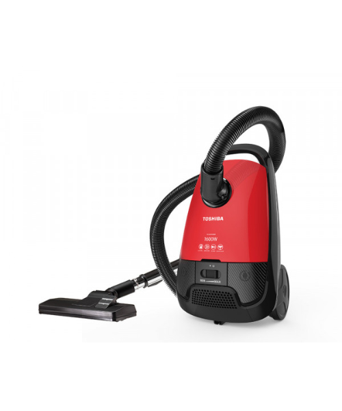 Toshiba VC-EA1600SE Vacuum Cleaner For Carpet 4.5 liter Red Black - 1600 W