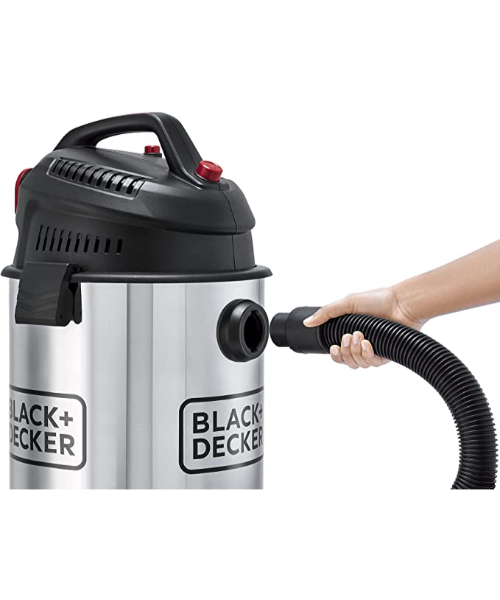 Black & Decker Wv1450 Vacuum Cleaner Wet-Dry For Multi Surface 30 Liter Black Silver - 1610 W
