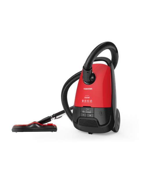 Toshiba VC-EA1800SE Vacuum Cleaner For Carpet 4.5 Liter Red Black - 1800 W