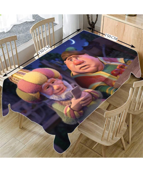 Printed Tablecloth Square Shape 1.5X1.5 M - Multi Color 
