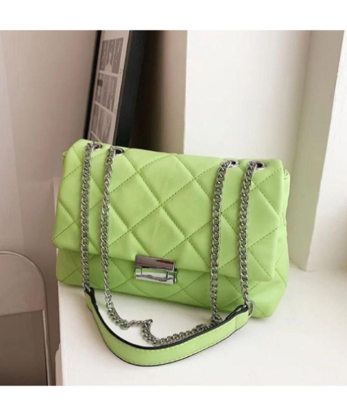 Shoulder Bag - Lime green - Ladies