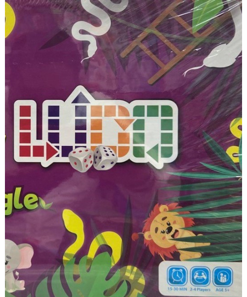 لعبة ليدو سلم وثعبان للاطفال - متعدد الالوان 