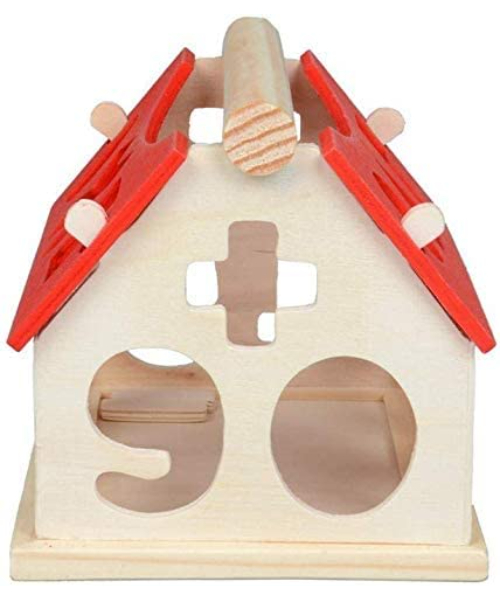 لعبة مكعبات بناء البيت الرقمي خشب للاطفال - متعدد الالوان 
