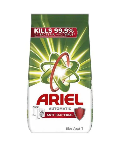 Ariel Antibacterial Automatic Washing Machines Powder - 6 Kg