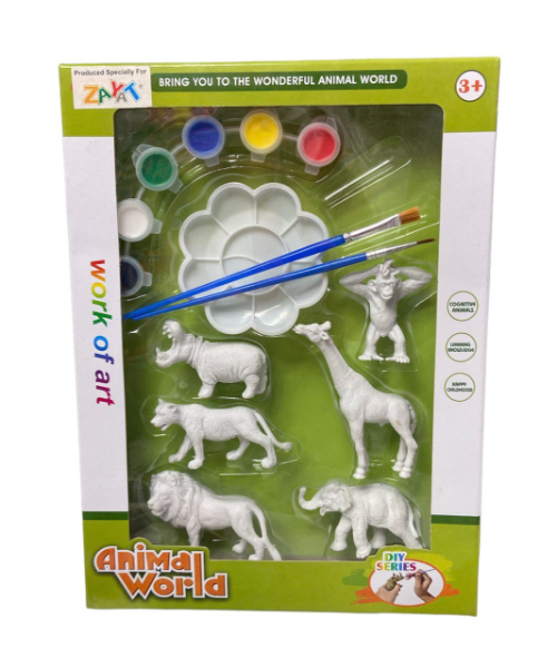 Jungle Animal Painting Game For Kids - Multicolor