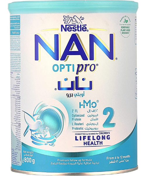 Nestle Nan Opti Pro Milk From 6 - 12 Months - 800 Gm