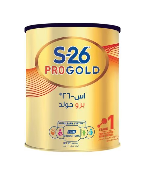 Wyeth Nutrition S-26 Pro Gold Powder Milk From 0 - 6 Months - 400 Gm