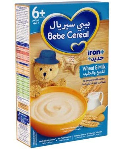 Danone Bebe Cereal Wheat & Milk From 6 Months - 200 Gm