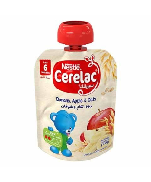 Nestle Cerelac Apple Banana Oat From 6 Months - 90 Gm