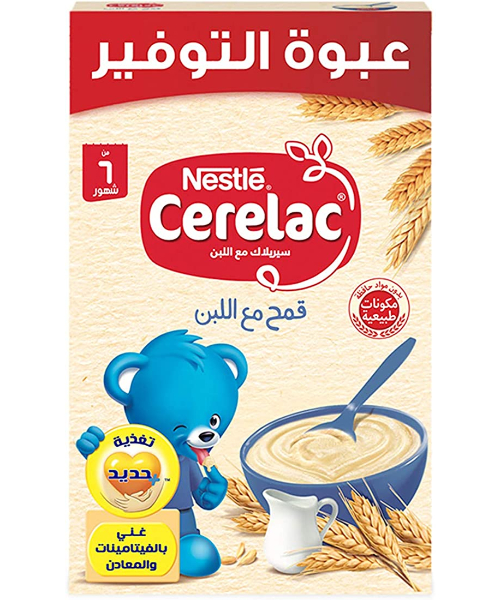 Nestle Cerelac Wheat With Milk Meals 6 Months - 500 Gm
