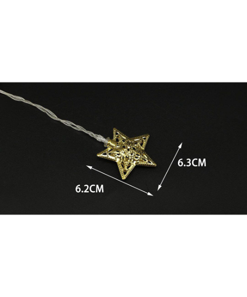 Branch Noor Ramadan Accessories Shape Star Gold - 3 Meter