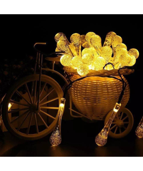 فرع نور لاكسسوارات رمضان لمبة صغيرة ذهبي - 3 متر