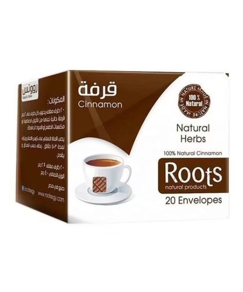 Roots Natural Herbs Cinnamon Flavor Cinnamon - 20 Bags