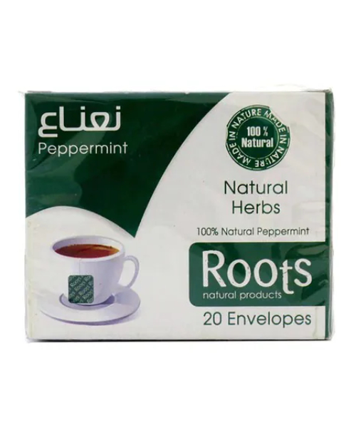 Roots Natural Herbs Peppermint - 20 Bags