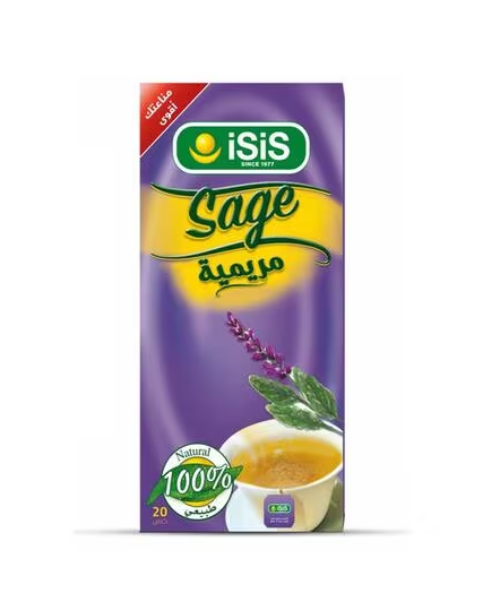 Isis Natural Herbs Sage Without Flavor - 20 Bags