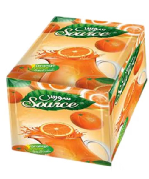  عبوة من 12 قطعة عصير بودرة من سورس برتقال 