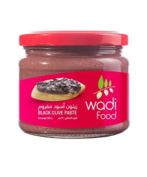 Wadi Food Black Olives Paste Jar -300 Gm