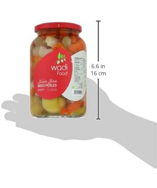 Wadi Food Mixed Pickles Jar -1 Kg
