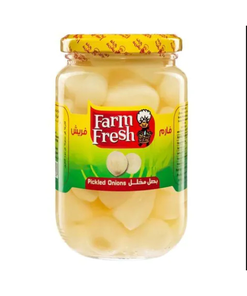 Farm Fresh Pickled Onions Jar -370 Gm