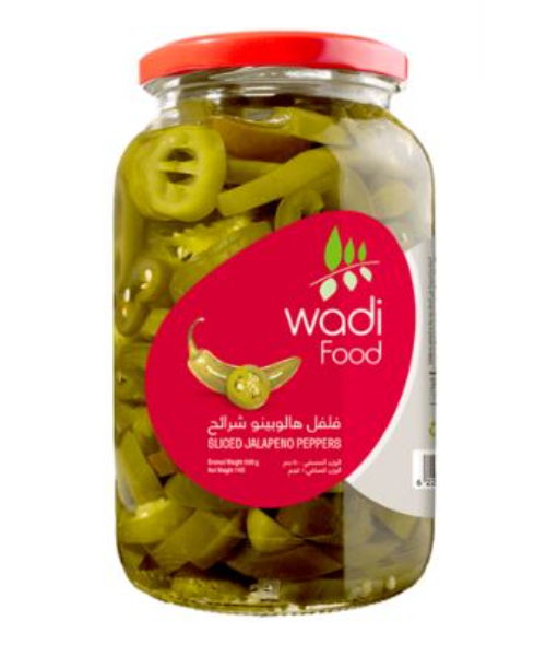 Wadi Food Jalapeno Pepper Sliced Jar -1 Kg