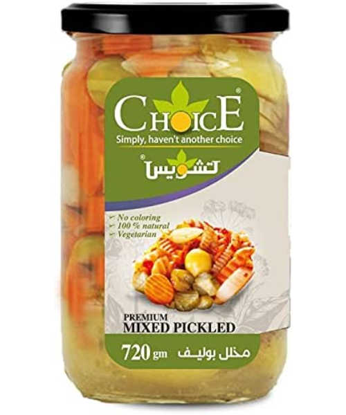 Choice Premium Mix Pickled Jar -720 Gm