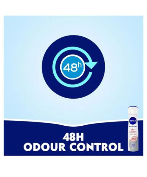 Nivea Antiperspirant Spray Dry Comfort Quick Dry For Women - 150Ml