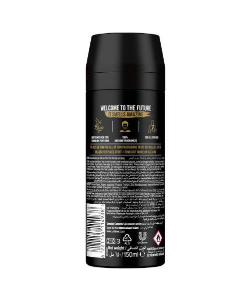 tuberculose grot voorkomen Axe Gold Spray For Men - 150 Ml