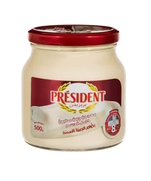 President Spread Smoked Cream Cheese - 500 gm