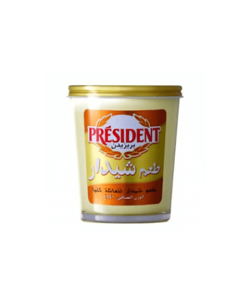 President Processed Spread Cheddar Cheese - 140 gm