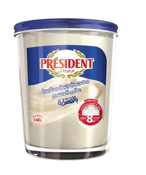 President Processed Spread Cream Cheese - 140 gm