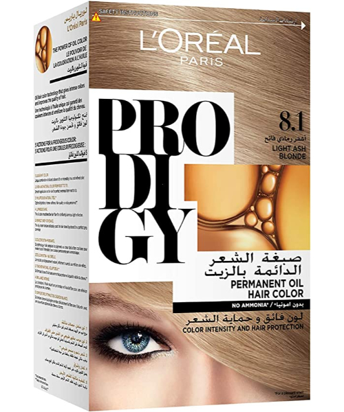 L'Oreal Paris Prodigy Permanent Hair Color - 8.1 Light Ash Blonde 