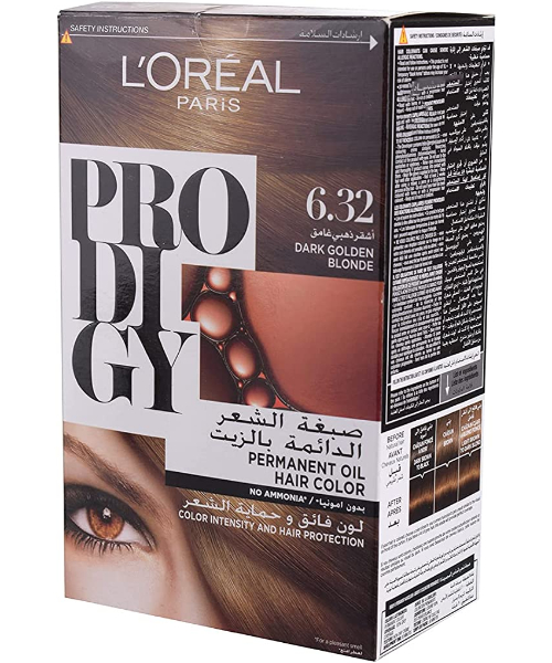L'Oreal Paris Prodigy Permanent Hair Color - 6.32 Dark Golden Blonde 
