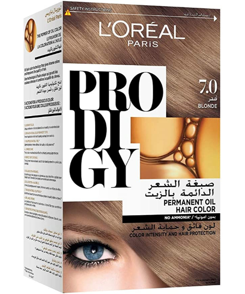 L'Oreal Paris Prodigy Permanent Hair Color - 7.0 Blonde 