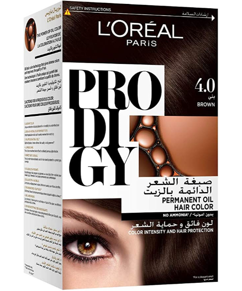L'Oreal Paris Prodigy Permanent Hair Color - 4.0 Brown
 