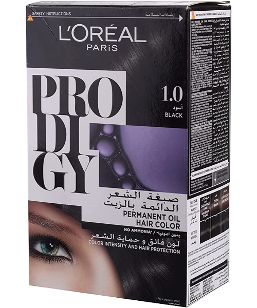 L'Oreal Paris Prodigy Permanent Hair Color - 1.0 Black 