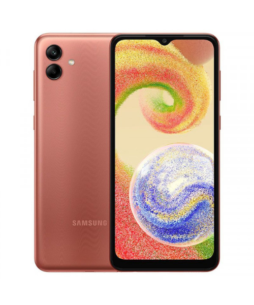 Samsung A04 Dual SIM 32 GB Ram 3 GB 6.5 Inch Smartphone - Copper 