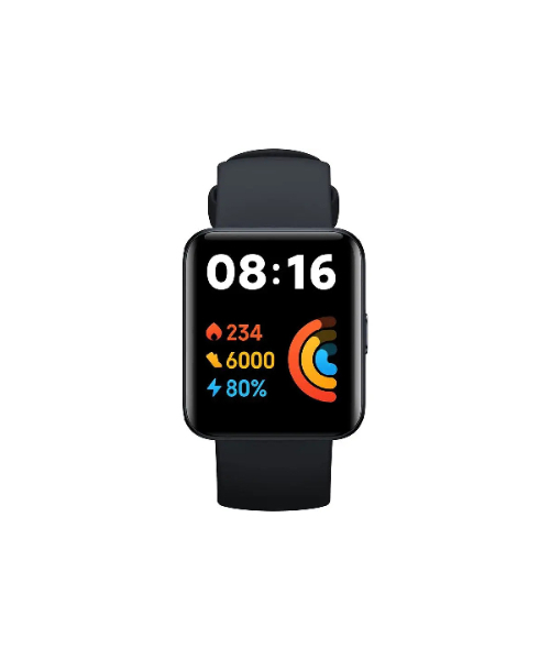 ساعة سمارت ريدمي 2 لايت من شاومي مع قياس الأكسجين و جي بي اس 1.55 انش - اسود