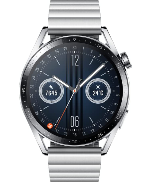 Huawei Gt 3 Jpt-B19 Adjustable Strap Smart Watch 46 Mm -Silver