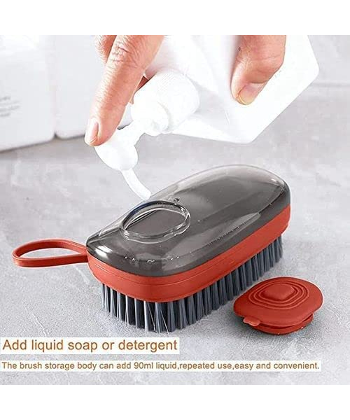 Multifunctional Hydraulic Cleaning Brushes, Soap Dispensing Dish