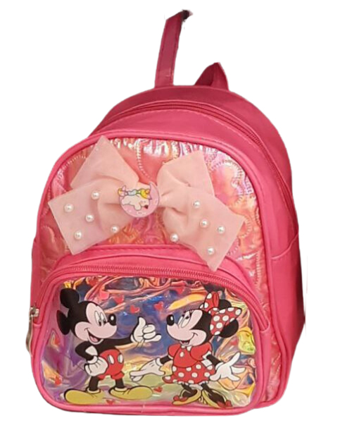 Backpack Printed Mimi And Bow For Kids 21×19 Cm - Fuchsia