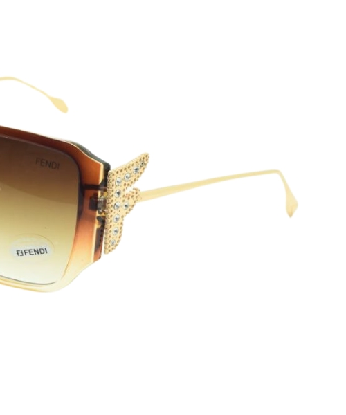 Frame Square Eye Sunglasses For Women - Brown