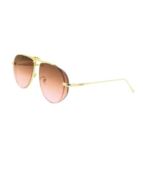 Frame Round Eye Sunglasses For Women - Rose