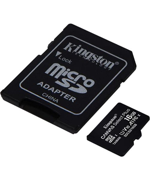 Kingston 16GB micro SDHC Canvas 16GB - Black