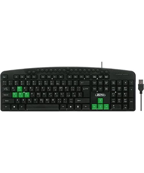 Vesta KB-47020 USB Keyboard MultiMedia For PC and Laptop - Black