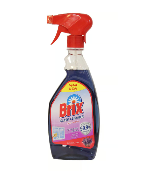 Brix Glass And Window Cleaner Spray With Lavender Scent - 500 Ml