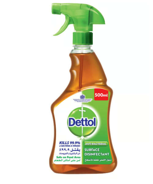 Dettol Surface Cleaner Kills 99.9% of germs Spray - 500 Ml