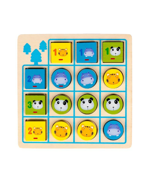 Sudoku Puzzle Multi Format Game For Kids - Multicolor