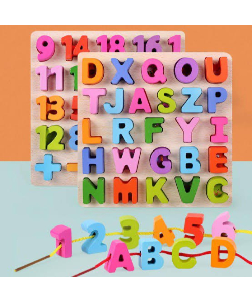 Alphabet Blocks Toy For Kids - Multicolor