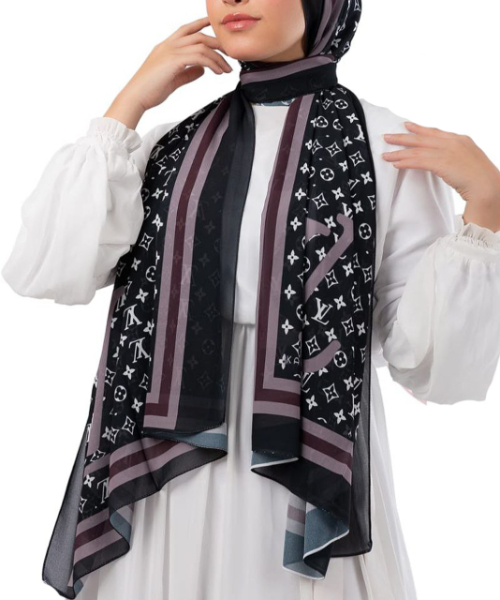 lv head scarf for women